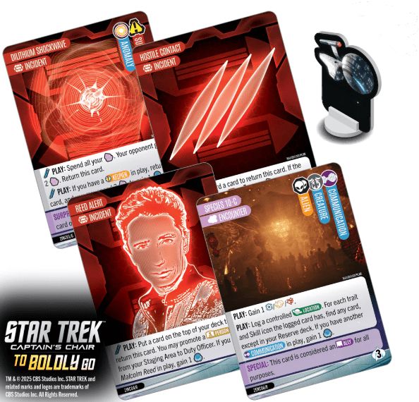 Star Trek Captain's Chair: To Boldly Go - Deckbuilding Game Card Games Wizkids 