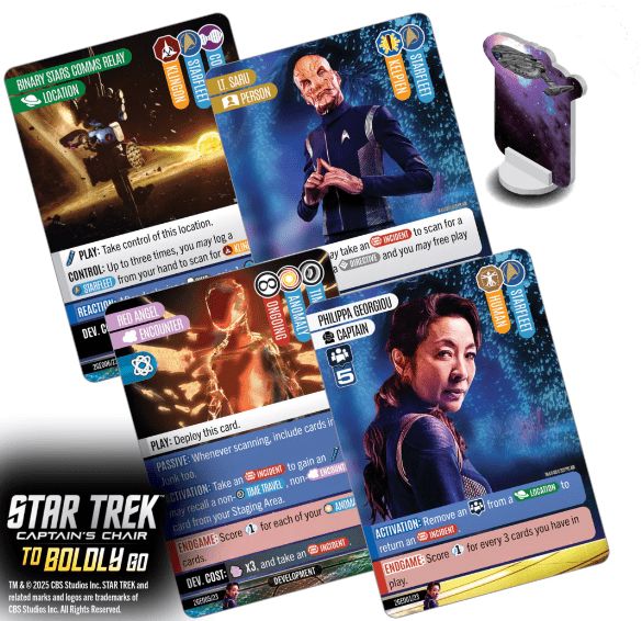 Star Trek Captain's Chair: To Boldly Go - Deckbuilding Game Card Games Wizkids 