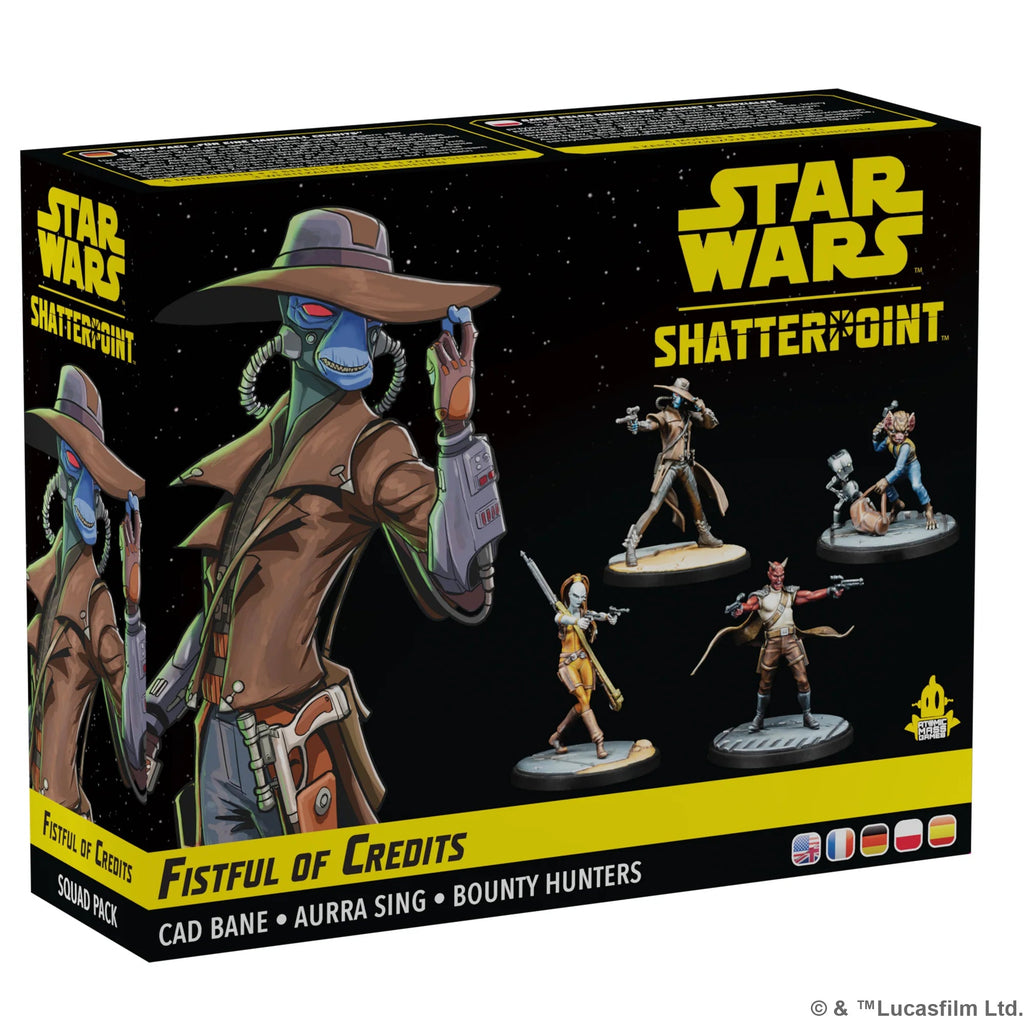 Star Wars: Shatterpoint - Fistful of Credits: Cad Bane Squad Pack Miniatures Atomic Mass