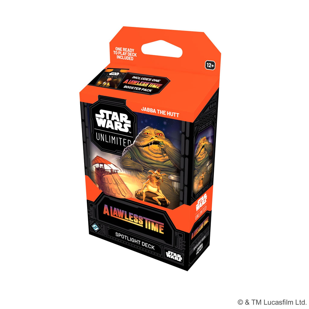 STAR WARS UNLIMITED: A Lawless Time - Spotlight Deck CCG FFG Jabba the Hutt 