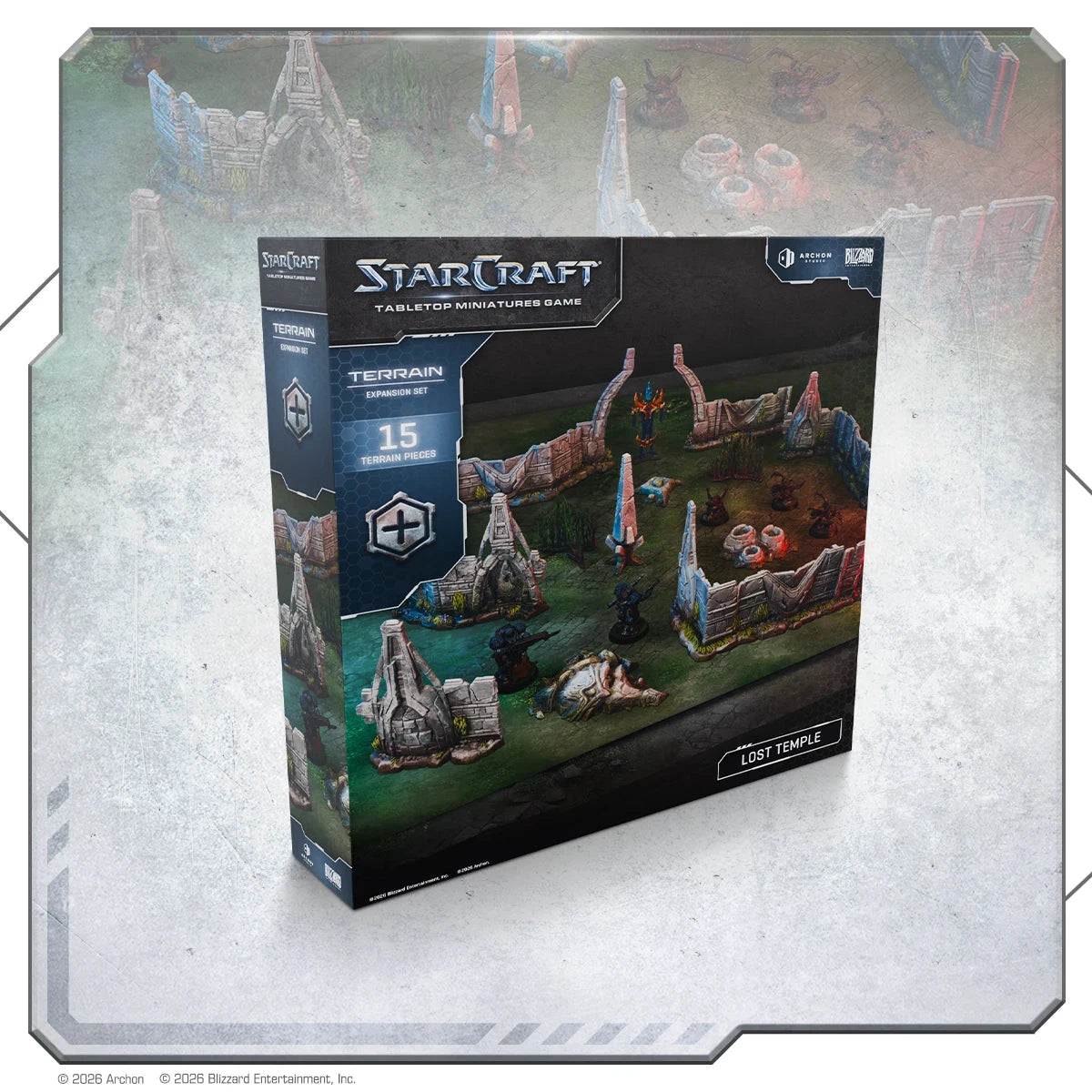 StarCraft: Tabletop Miniatures Game - Lost Temple Terrain Expansion Set Miniatures Archon Studio 