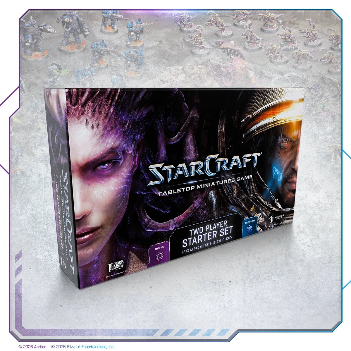StarCraft: Tabletop Miniatures Game - Two Player Starter Set (Founders Edition) Miniatures Archon Studio 