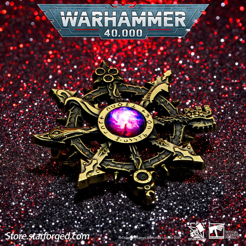 Starforged: Warhammer 40,000 Pin Badge - Eye of Terror Pins Starforged 