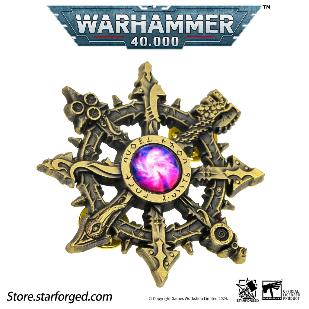Starforged: Warhammer 40,000 Pin Badge - Eye of Terror Pins Starforged 