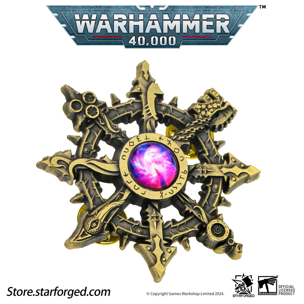 Starforged: Warhammer 40,000 Pin Badge - Eye of Terror Pins Starforged 
