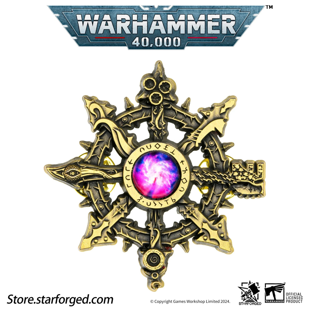 Starforged: Warhammer 40,000 Pin Badge - Eye of Terror Pins Starforged 