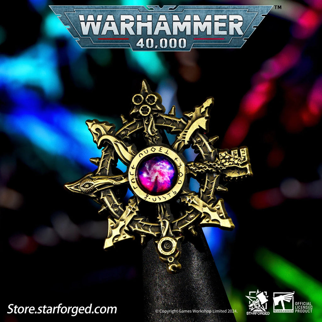 Starforged: Warhammer 40,000 Pin Badge - Eye of Terror Pins Starforged 