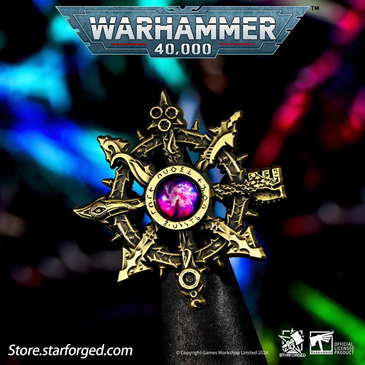 Starforged: Warhammer 40,000 Pin Badge - Eye of Terror Pins Starforged 