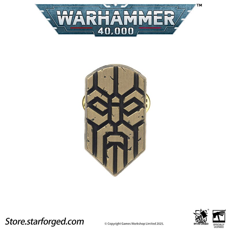 Starforged: Warhammer 40,000 Pin Badge - Leagues of Votann Xenos Faction Pin Pins Starforged 