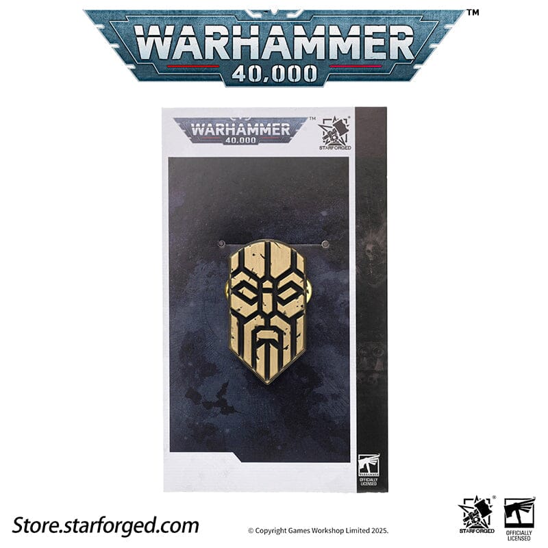 Starforged: Warhammer 40,000 Pin Badge - Leagues of Votann Xenos Faction Pin Pins Starforged 