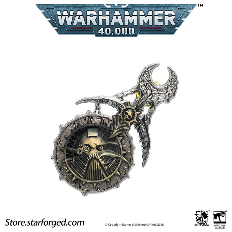 Starforged: Warhammer 40,000 Pin Badge - Mark of Ruinous Powers "Sleaanesh" Armorial Pin Pins Starforged 