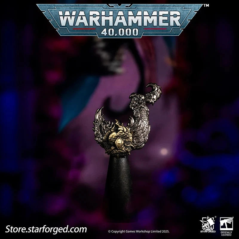 Starforged: Warhammer 40,000 Pin Badge - Mark of Ruinous Powers "Tzeentch" Armorial Pin Pins Starforged 