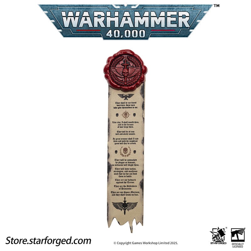 Starforged: Warhammer 40,000 Pin Badge - Space Marines Purity Seals: Astartes Pins Starforged 