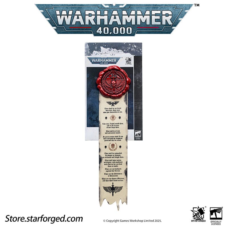 Starforged: Warhammer 40,000 Pin Badge - Space Marines Purity Seals: Astartes Pins Starforged 