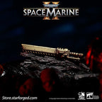 Starforged: Warhammer 40000 Titus‘s Chainsword Keychain Space Marine 2 Keychains Starforged 