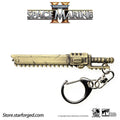 Starforged: Warhammer 40000 Titus‘s Chainsword Keychain Space Marine 2 Keychains Starforged 