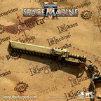 Starforged: Warhammer 40000 Titus‘s Chainsword Keychain Space Marine 2 Keychains Starforged 