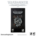 Starforged: Warhammer Horus Heresy Burning Galaxy Legion Insignia Pin Badge - Space Wolves Pins Starforged 