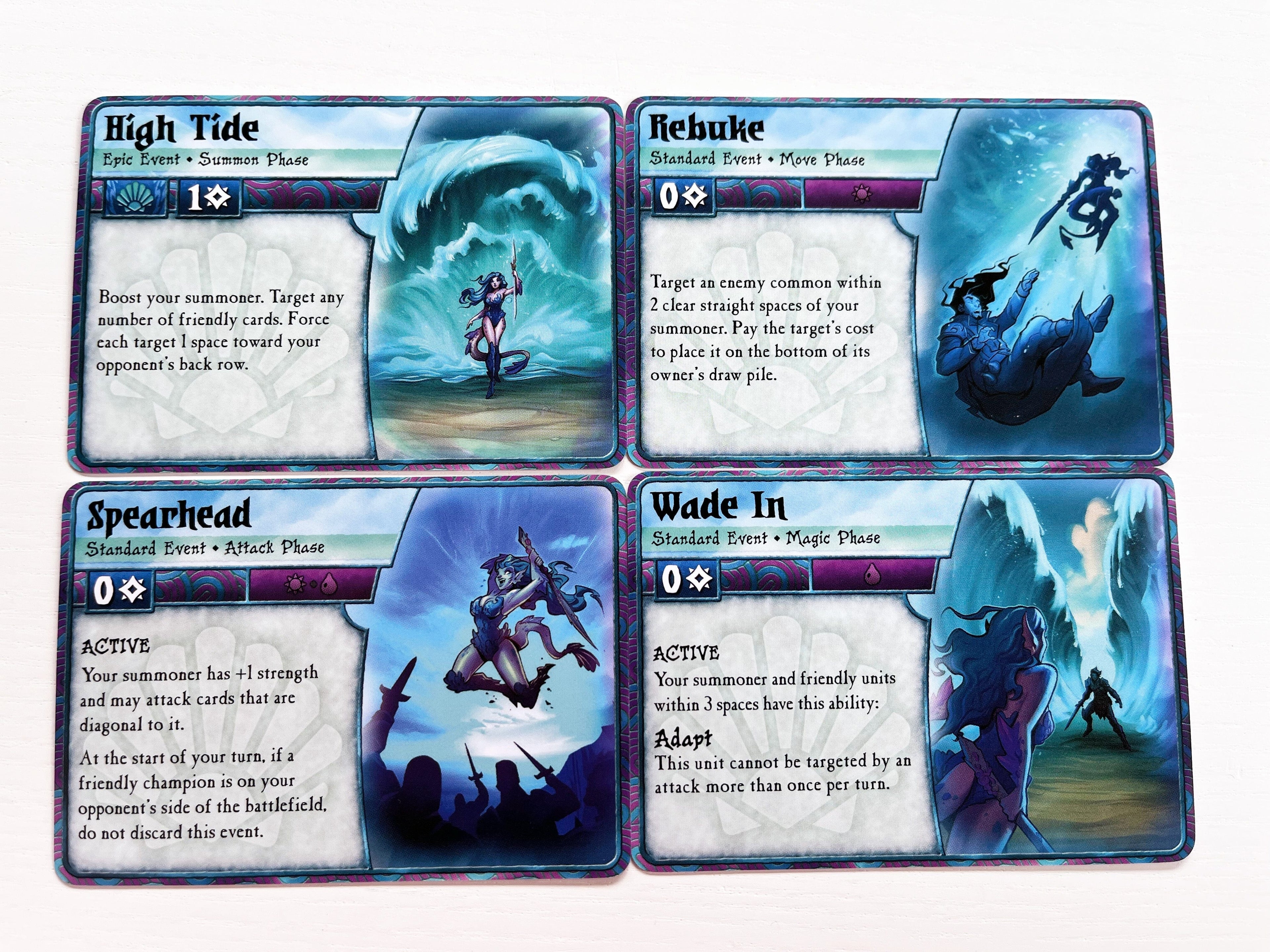 Summoner Wars 2nd Edition: Shimmersea Fae Faction Deck LCG Plaid Hat