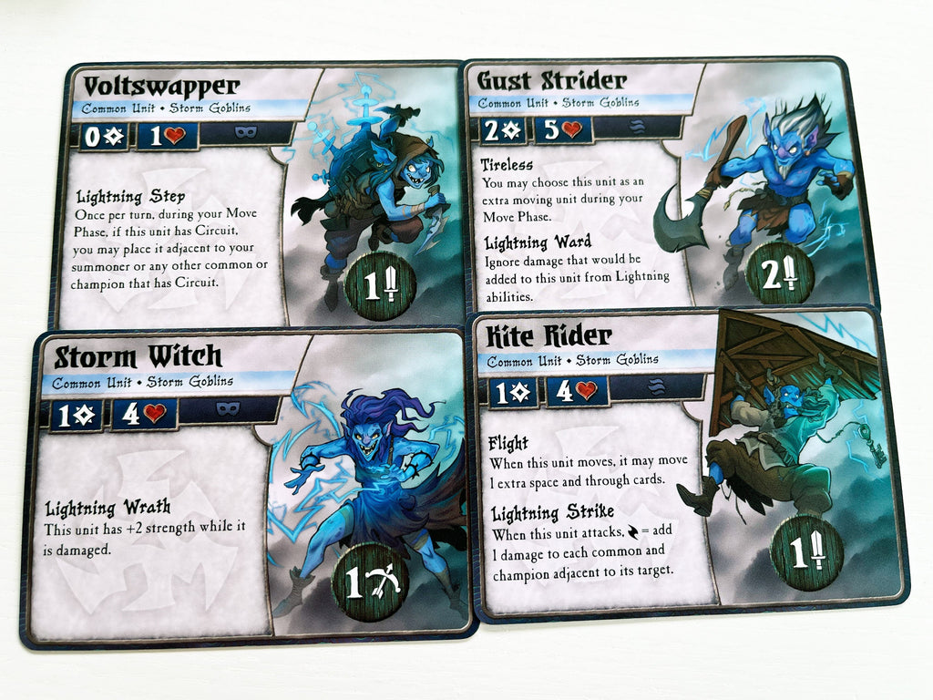 Summoner Wars 2nd Edition: Storm Goblins Faction Deck LCG Plaid Hat