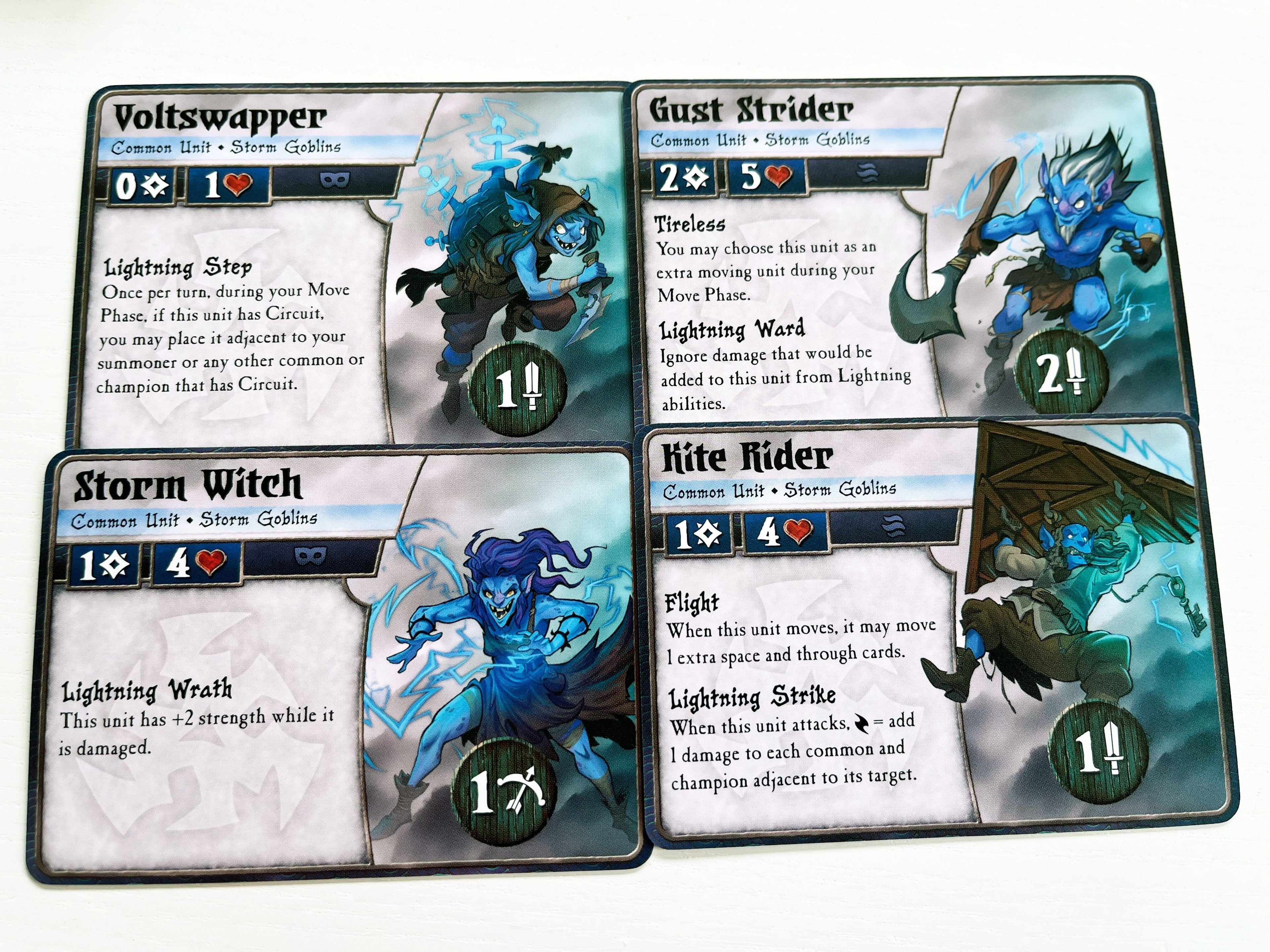 Summoner Wars 2nd Edition: Storm Goblins Faction Deck LCG Plaid Hat
