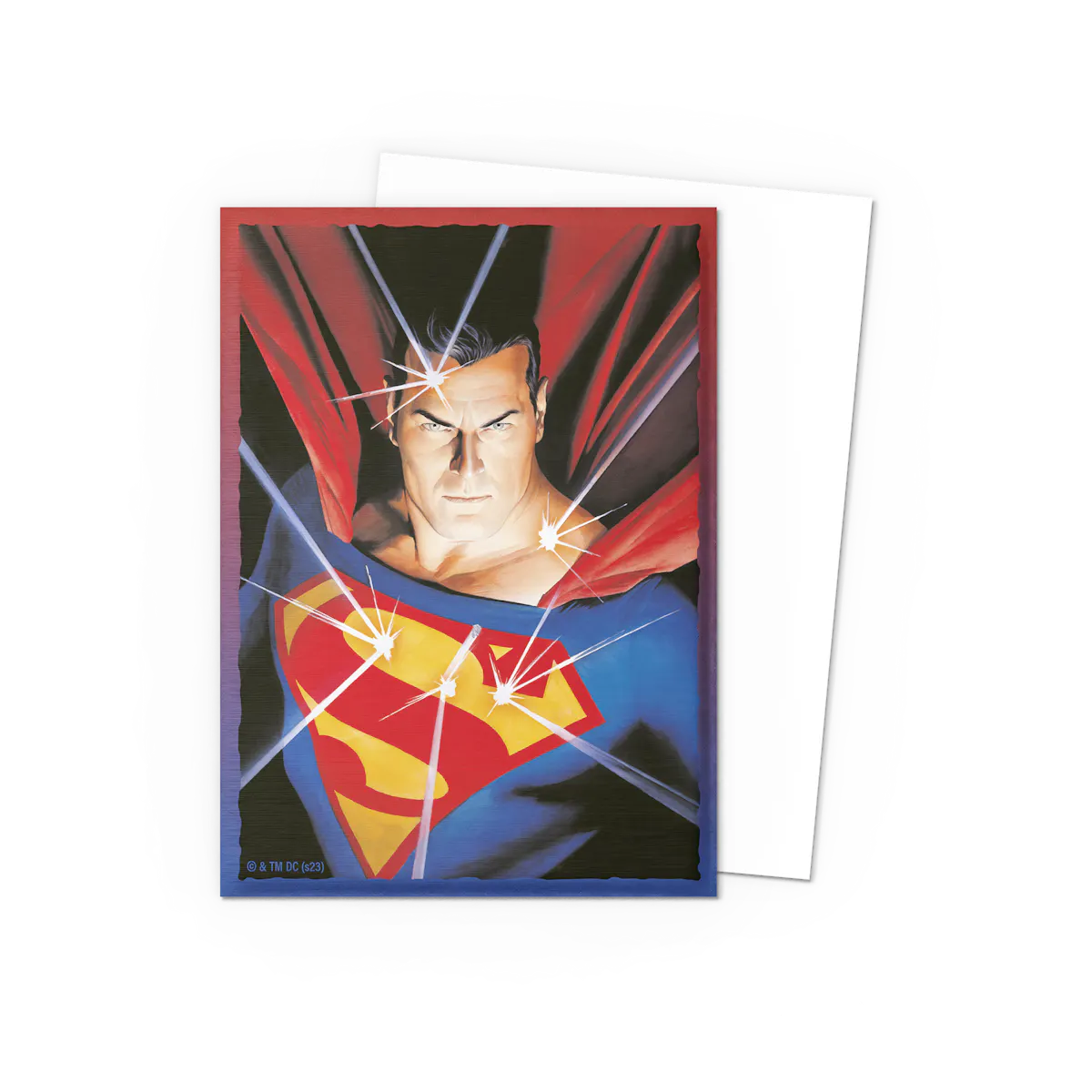 Superman - Brushed Art Standard Size Sleeves Card Sleeves Dragon Shield