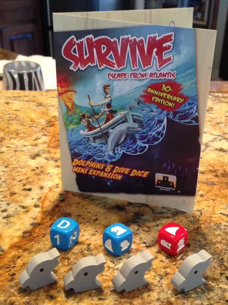 Survive: Dolphins & Dive Dice Mini Expansion Board Games STRONGHOLD GAMES