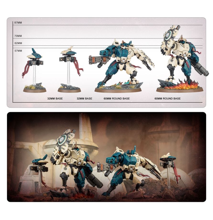 T'au Empire: The Twin Lance Miniatures Games Workshop 