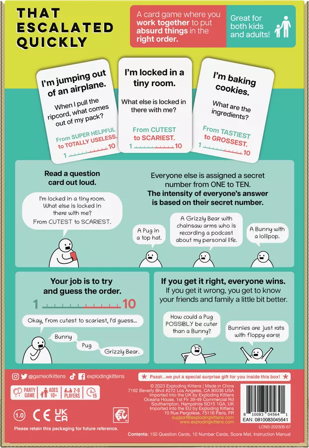 That Escalated Quickly Card Games Exploding Kittens