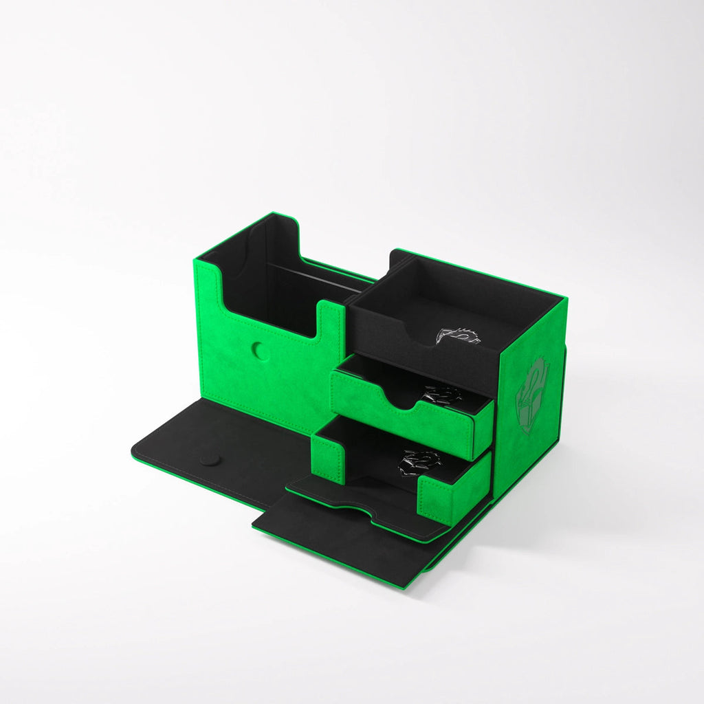 The Academic 133+ XL Deck Box: Tolarian Edition Card Game Accessories Gamegenic Green/Black