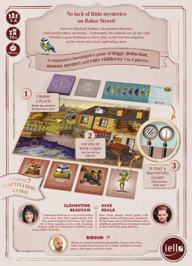 The Animals of Baker Street Board Games Iello