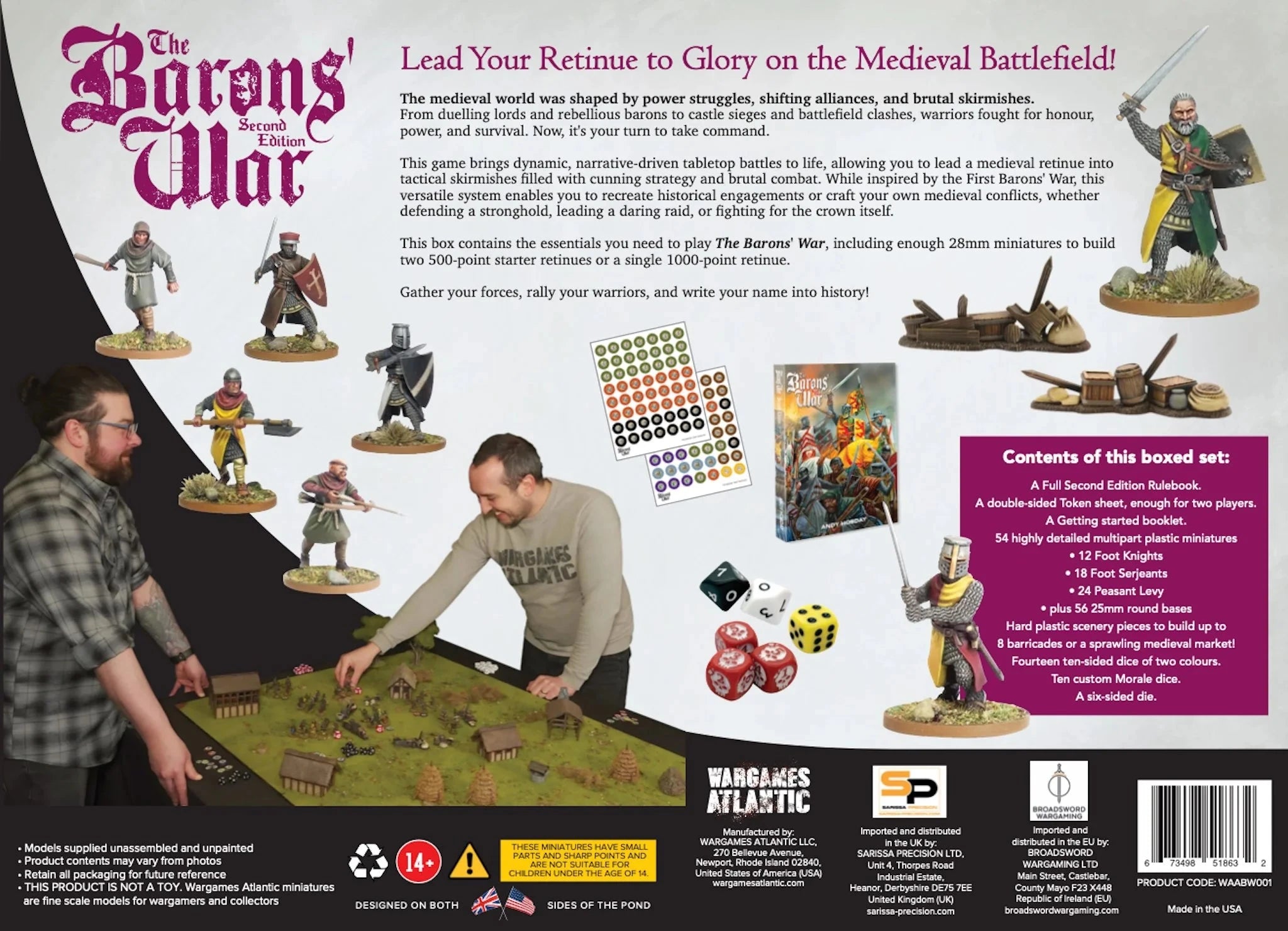 The Baron's War Second Edition Miniatures Wargames Atlantic