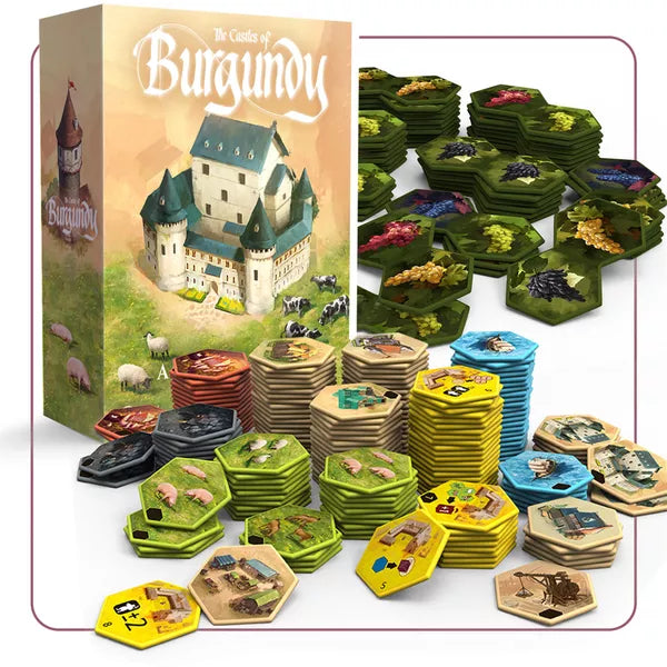 The Castles of Burgundy: Special Edition Acrylic Hexes Accessories RAVENSBURGER