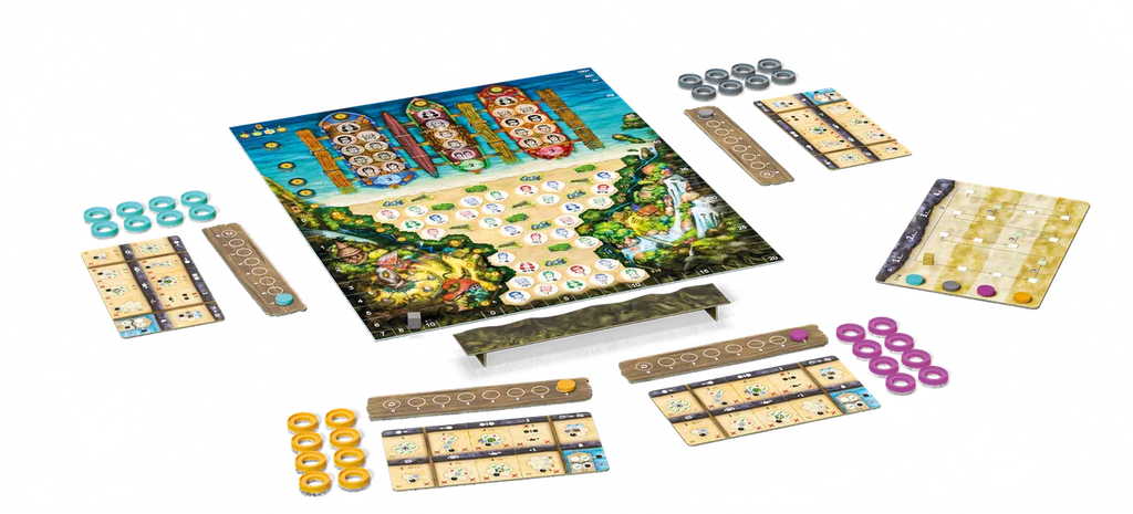 The Fog: Escape from Paradise (Standard Edition) with Uncertainty Expansion Board Games Grand Gamers Guild