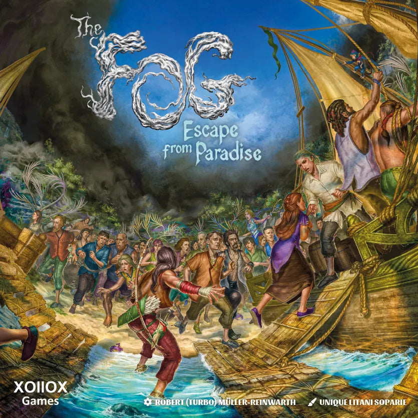 The Fog: Escape from Paradise (Standard Edition) with Uncertainty Expansion Board Games Grand Gamers Guild