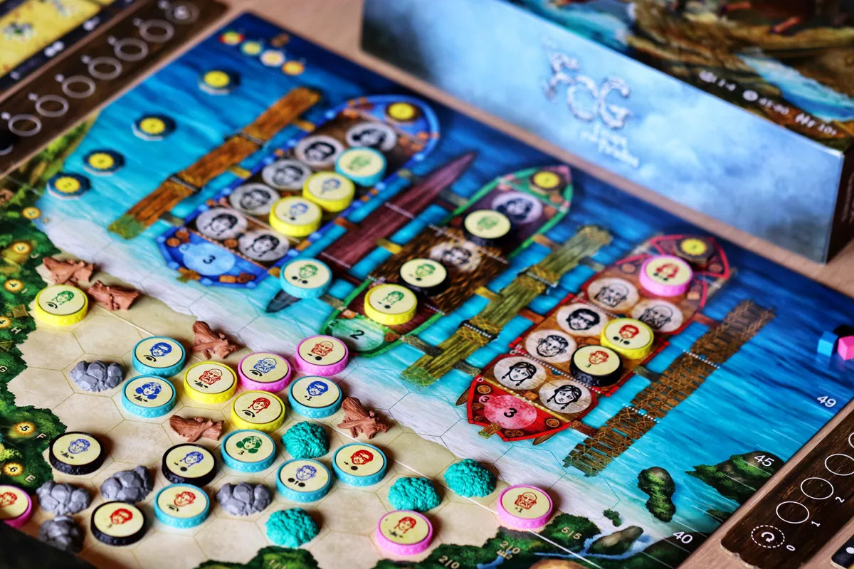 The Fog: Escape from Paradise (Standard Edition) with Uncertainty Expansion Board Games Grand Gamers Guild