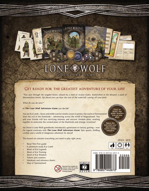 The Lone Wolf Adventure Game: Boxed Set RPG Cubicle Seven