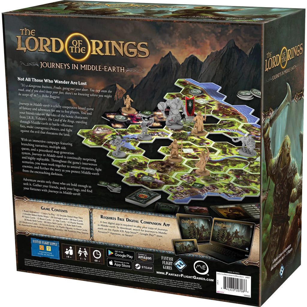The Lord of the Rings: Journeys in Middle-Earth Board Games FFG