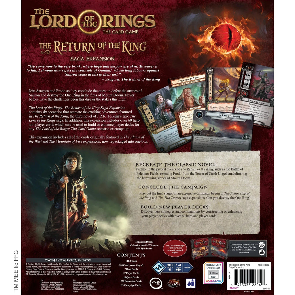 The Lord of the Rings LCG - Return of the King Saga Expansion LCG FFG