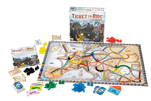 Ticket to Ride: Europe Edition Board Games Days of Wonder