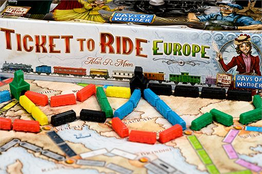 Ticket to Ride: Europe Edition Board Games Days of Wonder