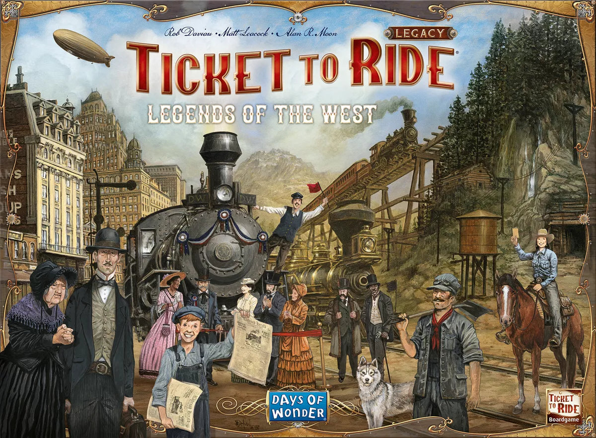 Ticket to Ride Legacy: Legends of the West Board Games Days of Wonder