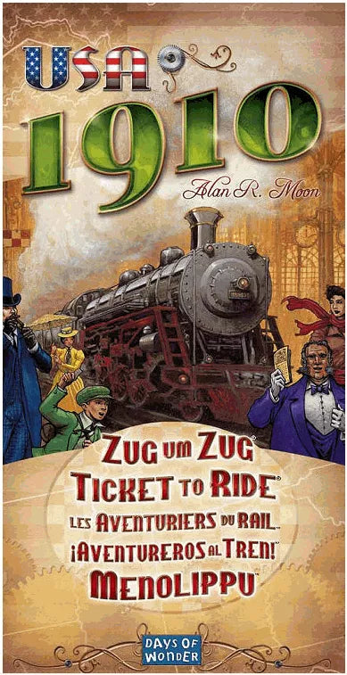 Ticket to Ride: USA 1910 Board Games Days of Wonder