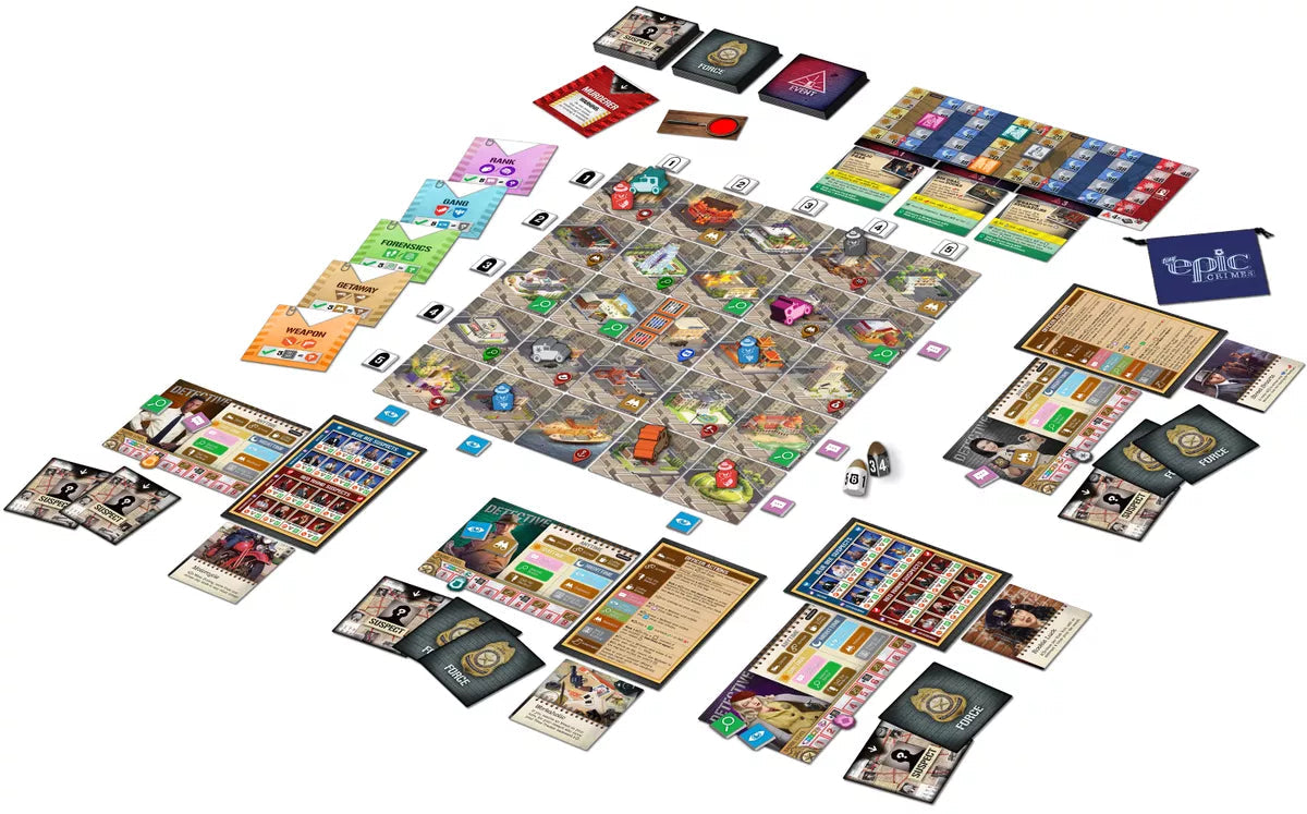 Tiny Epic Crimes Board Games Gamelyn 