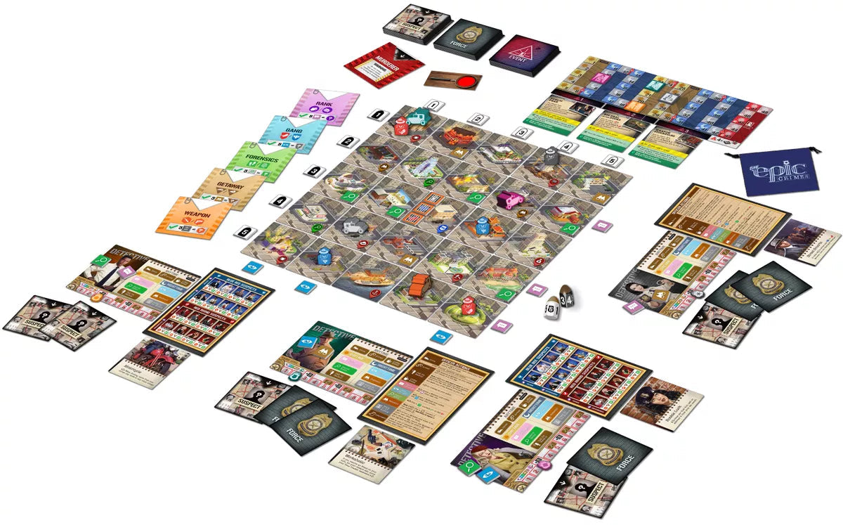 Tiny Epic Crimes Board Games Gamelyn