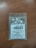 Translucent Clear/white Set of Ten d10's General CHESSEX