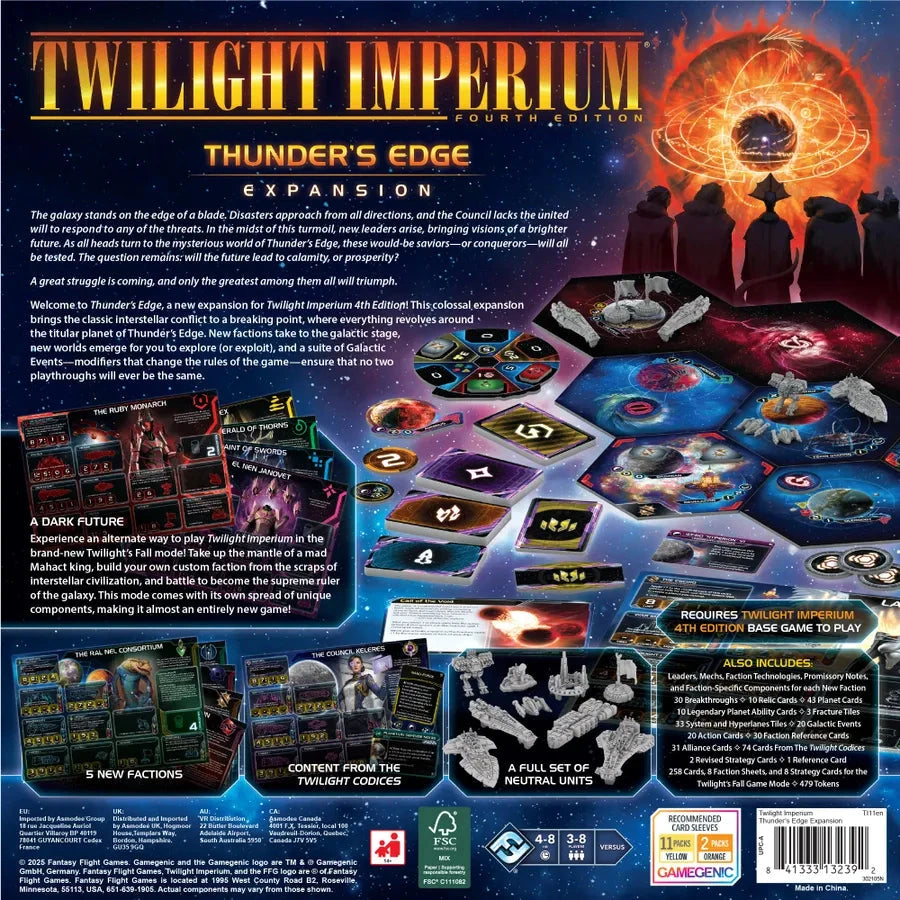 Twilight Imperium: Fourth Edition – Thunder's Edge Board Games FFG
