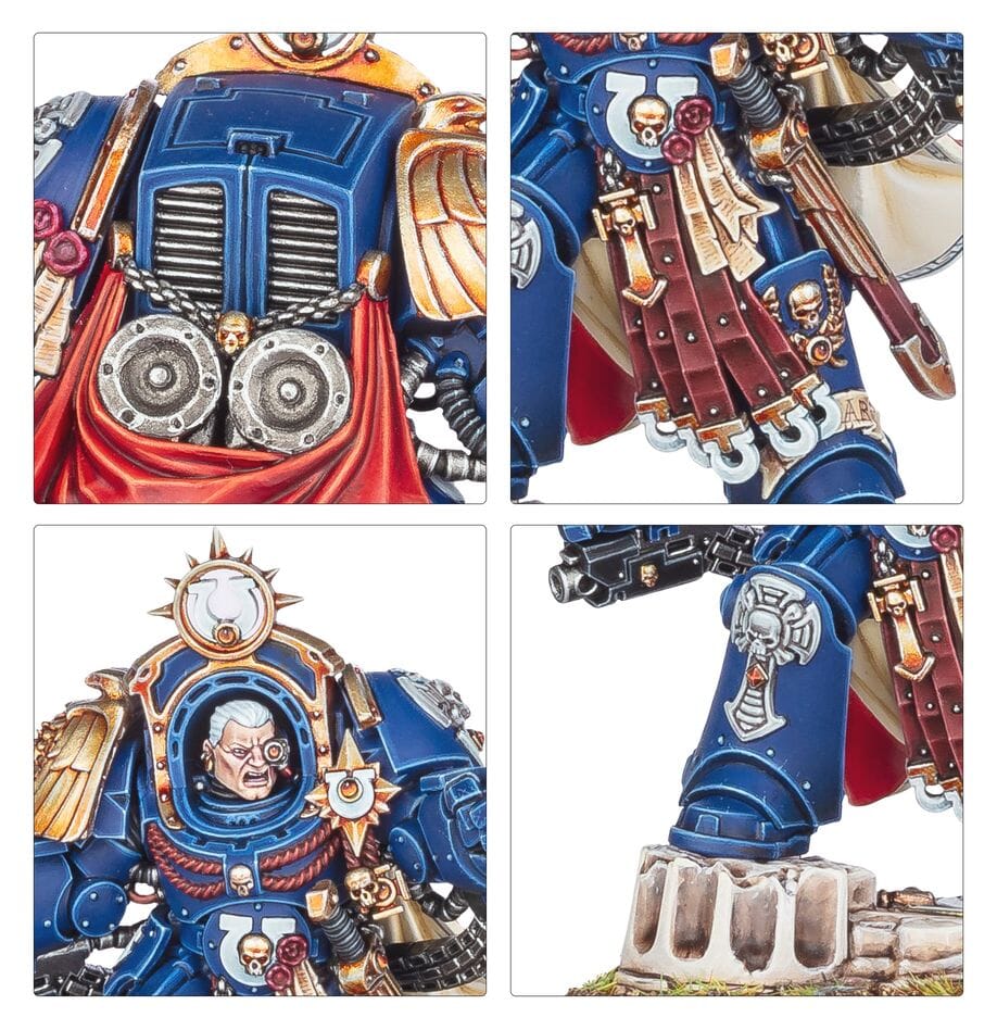 Ultramarines: Marneus Calgar in Armour of Antilochus Miniatures Games Workshop 