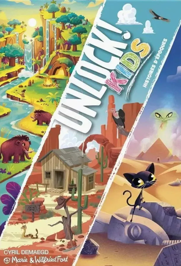 Unlock! Kids: Stories from the Past Board Games Space Cowboys