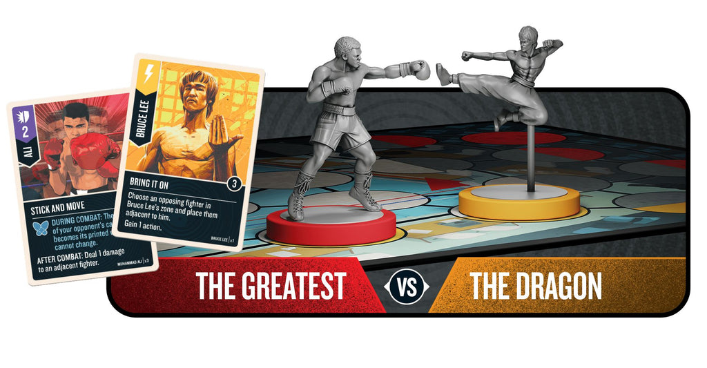Unmatched: Bruce Lee vs. Muhammad Ali Board Games CMON 